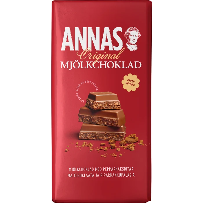 Mjölkchoklad Pepparkakor Original 180g Annas