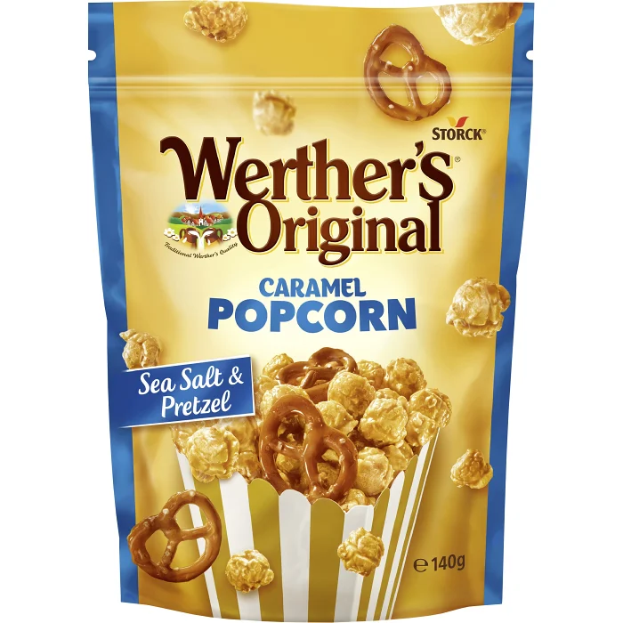 Popcorn Caramel Brezel 140g Werthers Original