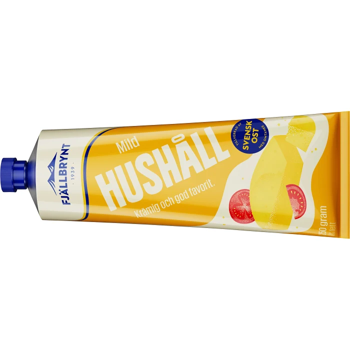 Hushållsost mild 8% 250g Fjällbrynt