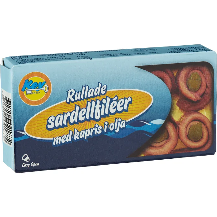 Rullade sardeller 53g Key