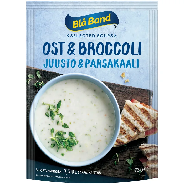 Ost & Broccolisoppa 7,5dl Blå band