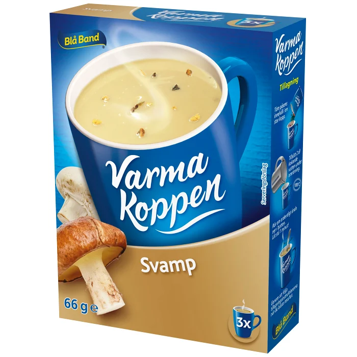 Svampsoppa 3 portioner 6dl Varma Koppen