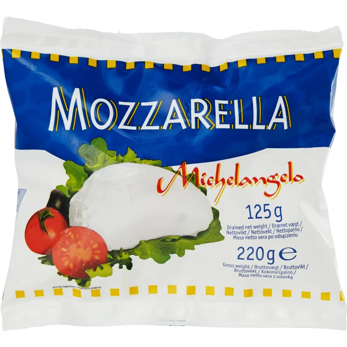 Mozzarella Michelangelo 125g Wernessons ost