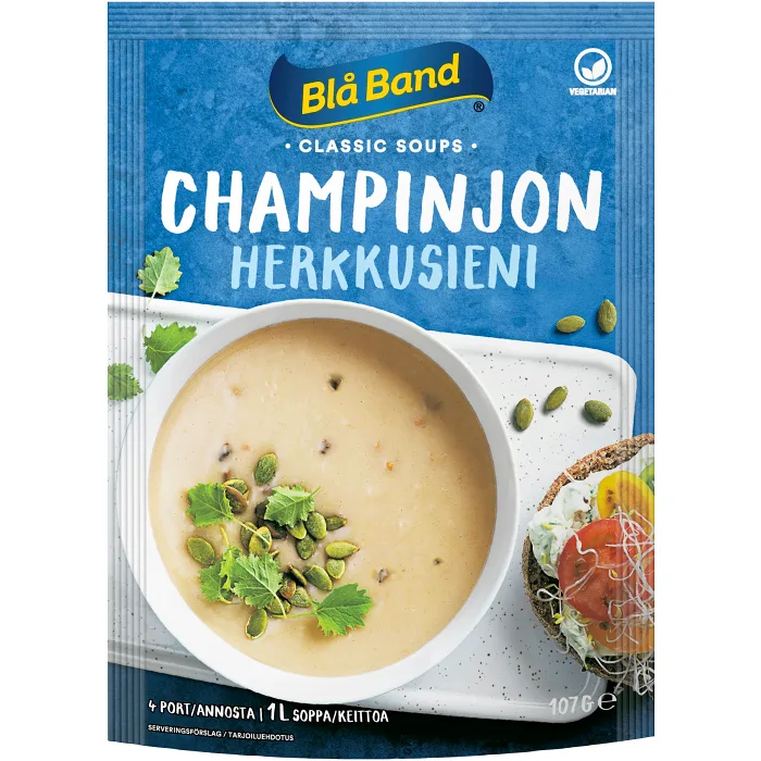 Champinjonsoppa 4 portioner 1l Blå Band