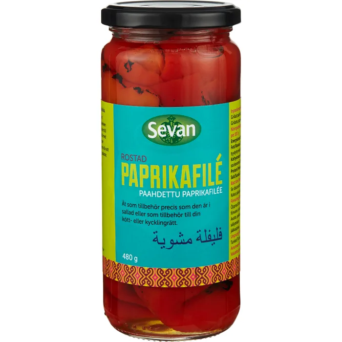 Paprikafilé Rostad 480g Sevan