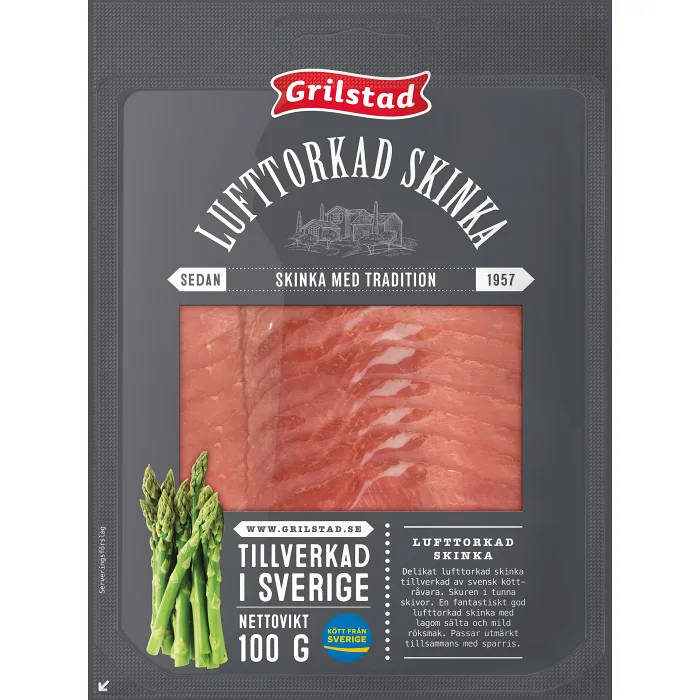 Skinka Lufttorkad 100g Grilstad