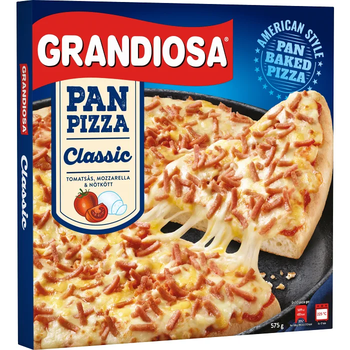 Pan Pizza Classic Fryst 575g Grandiosa