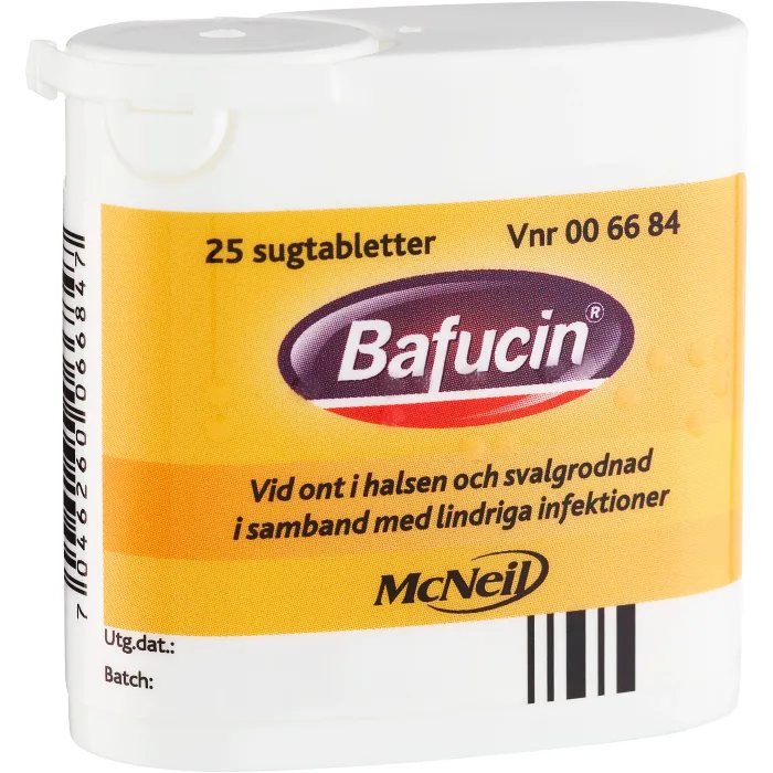 Bafucin Sugtablett 25-p