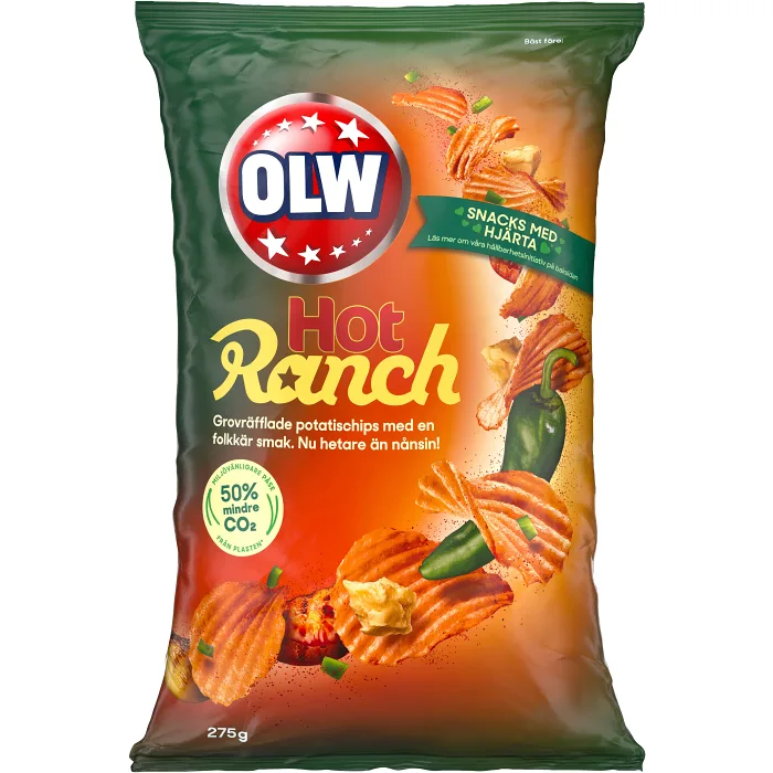 Chips Hot Ranch 275g OLW