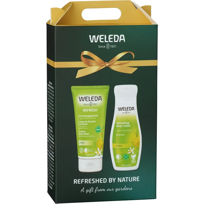 Presentbox Refreshed by Nature Ekologisk 1-p Weleda