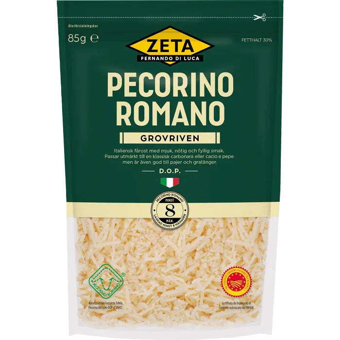 Pecorino Romano Grovriven 85g Zeta