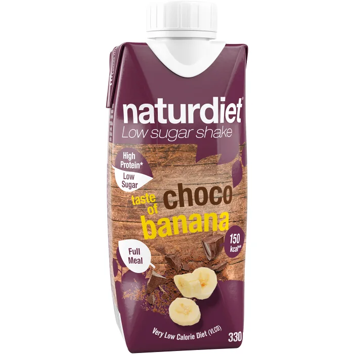 Viktkontroll Shake Choklad & Banan 330ml Naturdiet