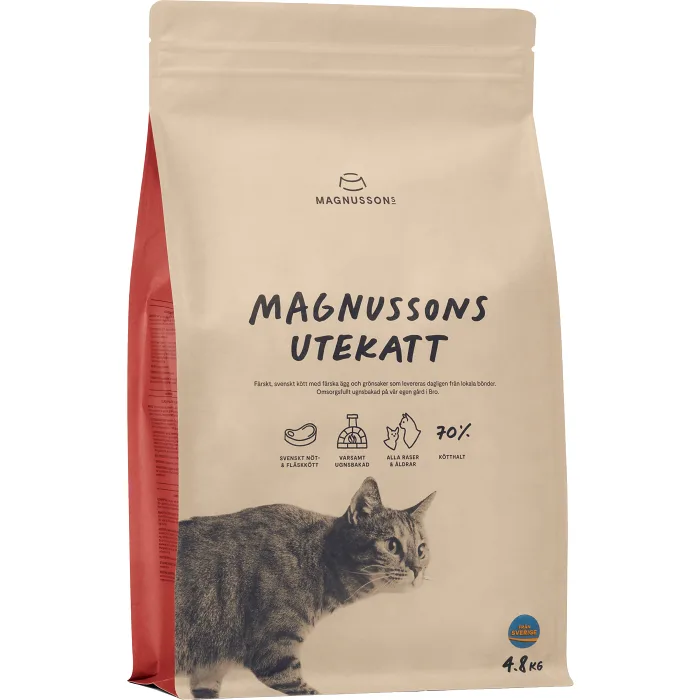 Kattmat Torrfoder Magnusson Utekatt 4.8kg Magnusson