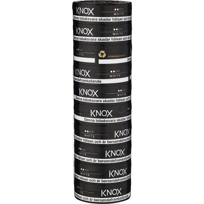 White Portion Stock Knox