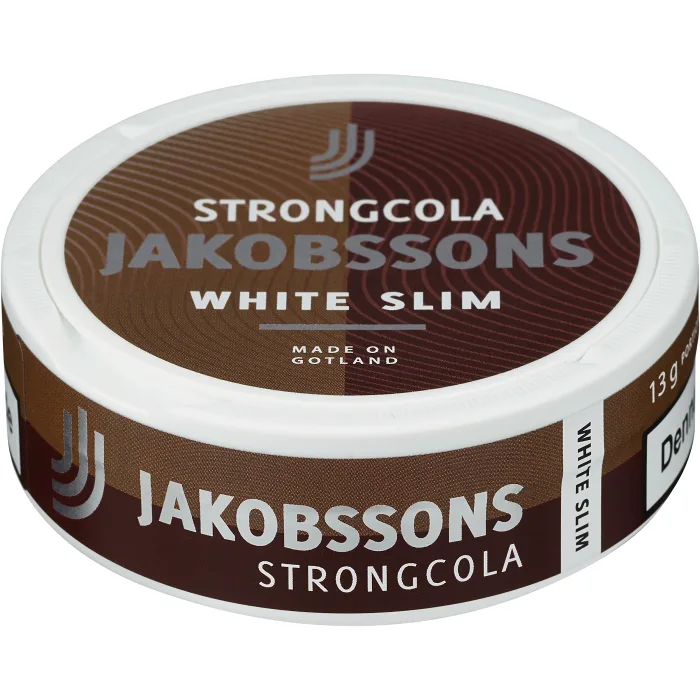 Portionssnus White Slim Strongcola 13g Jakobssons