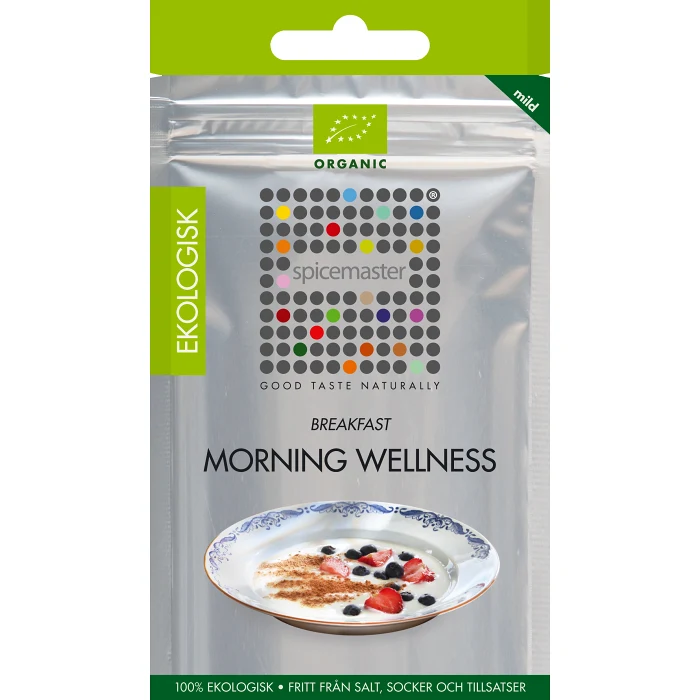 Krydda Morning Wellness påse Ekologisk 21g Spicemaster