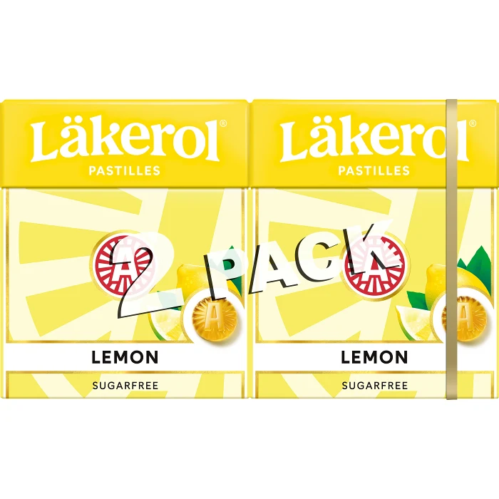 Classic Lemon sockerfri 2p 50g Läkerol