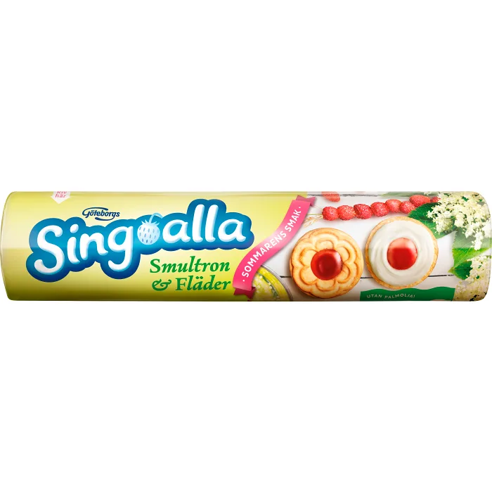 Kakor Smultron Fläder 190g Singoalla