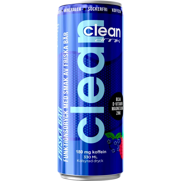 Energidryck BCAA Friska Bär 33cl Clean drink