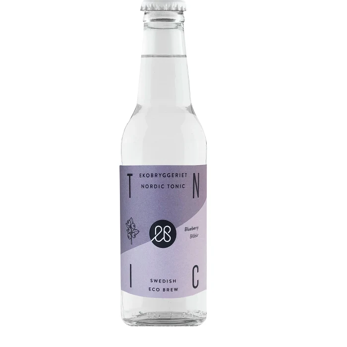 Tonic Vatten Blåbär 200ml Ekobryggeriet