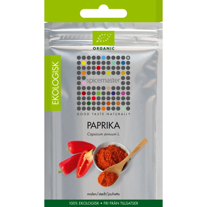 Krydda Paprika påse Ekologisk 21g Spicemaster