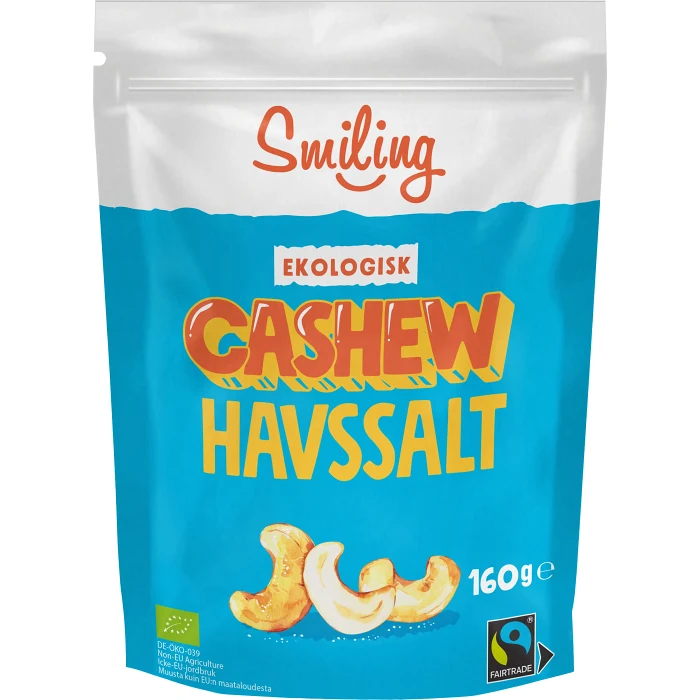 Cashew Havssalt 160g Smiling