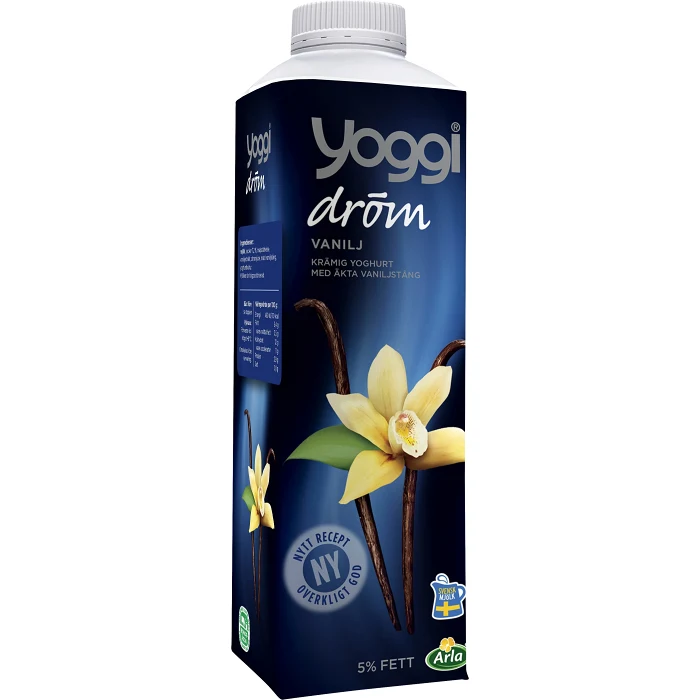 Vaniljyoghurt Dröm 5% 1000g Yoggi®