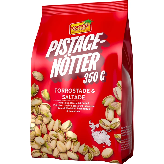 Pistagenötter Rostade & saltade 350g Exotic Snacks