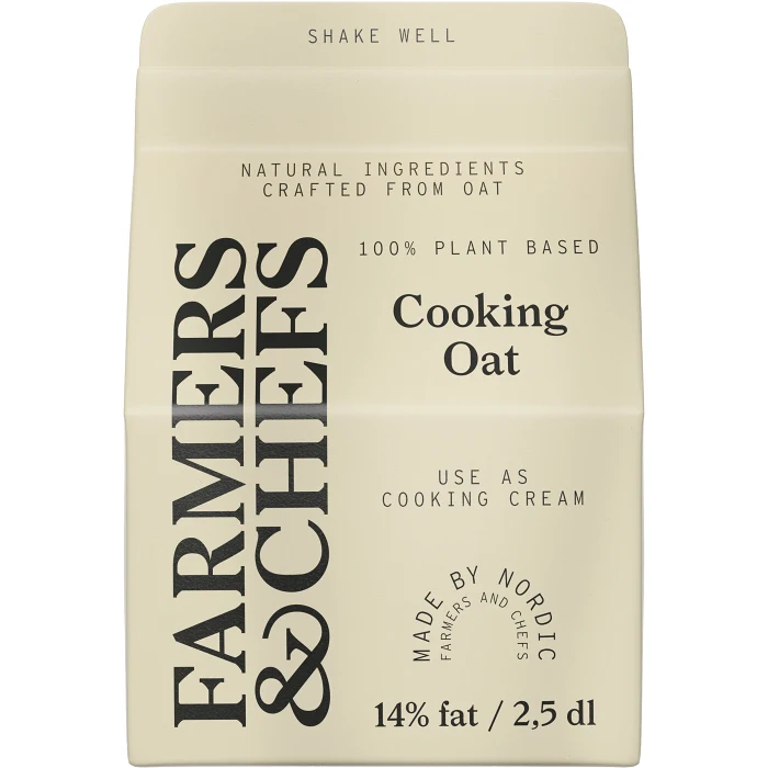 Cooking Oat Cream 14% 2,5dl Farmers & Chefs