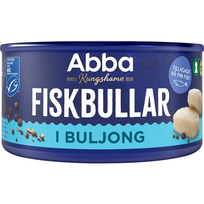 Fiskbullar i buljong 375g Abba