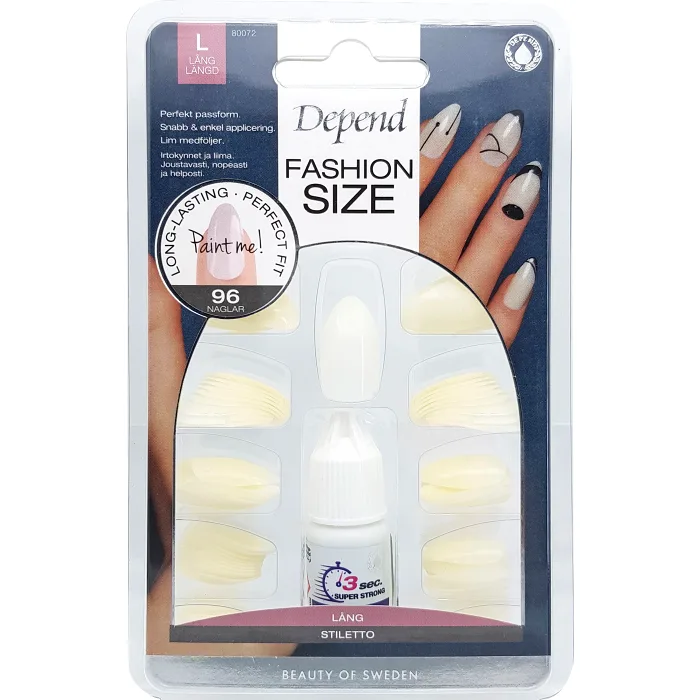 Fashion Size 96-p Stiletto 1 Styck Depend