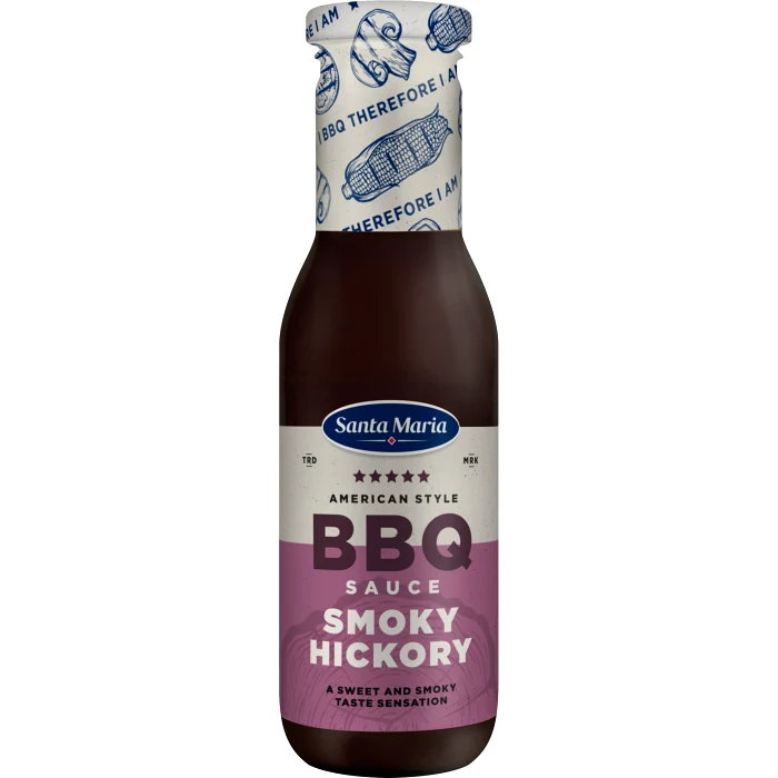 BBQ Sauce Smokey Hickory 365g Santa Maria