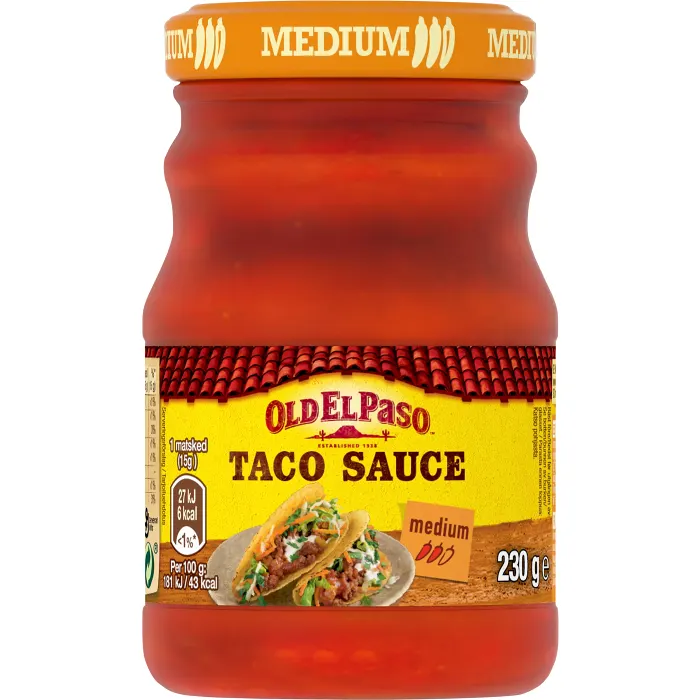 Tacosås medium 230g Old el Paso