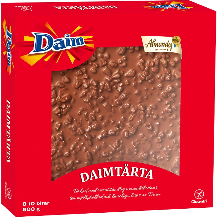 Daimtårta Glutenfri 600g Almondy