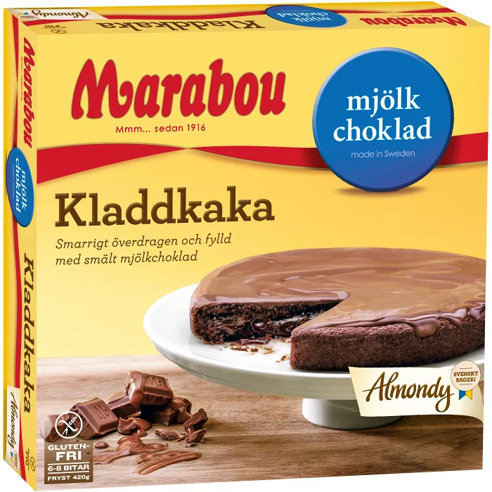 Kladdkaka Marabou Fryst 420g Almondy