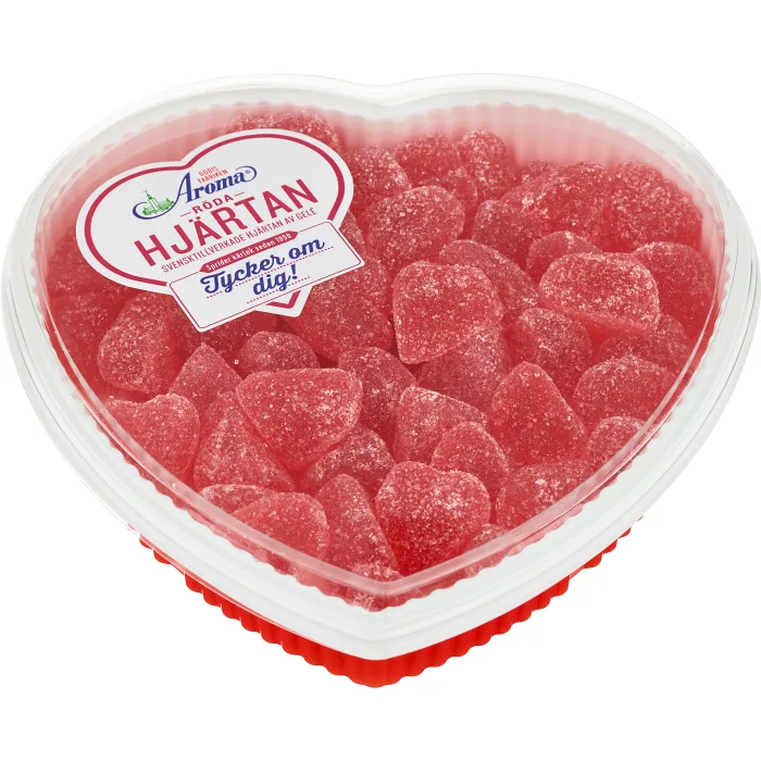 Gelehjärtan Red heart 450g Aroma