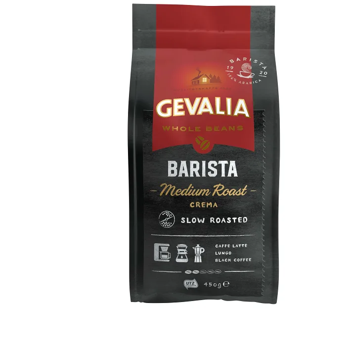 Kaffe Barista Medium Roast Hela Bönor 450g Gevalia
