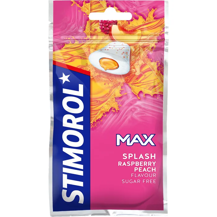 Tuggummi Max Raspberry peach 30g Stimorol