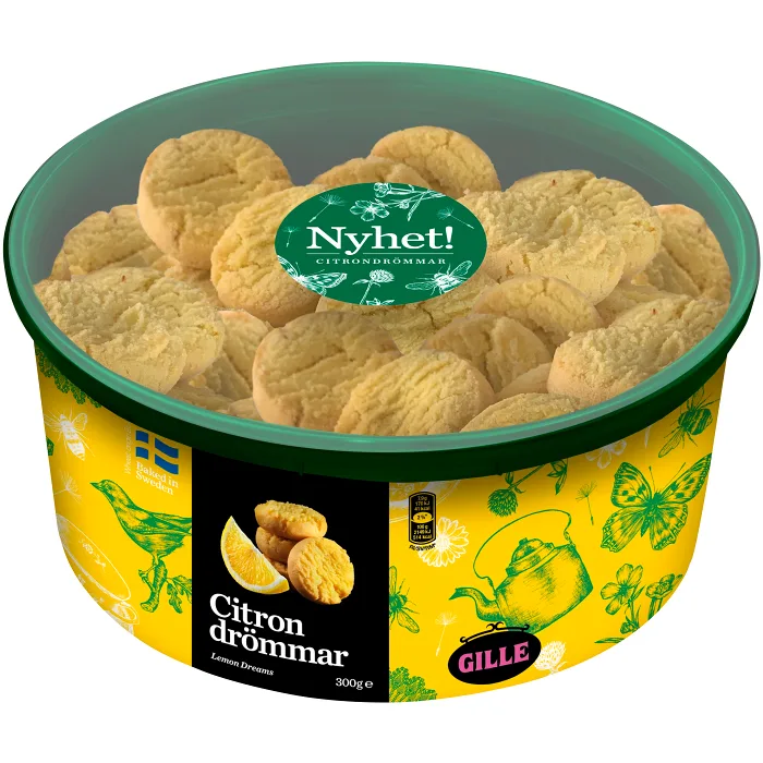 Citrondrömmar 300g Gille