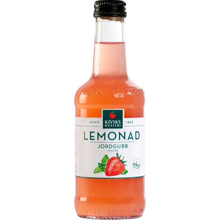 Lemonad Jordgubb Mynta 27,5cl Kiviks Musteri
