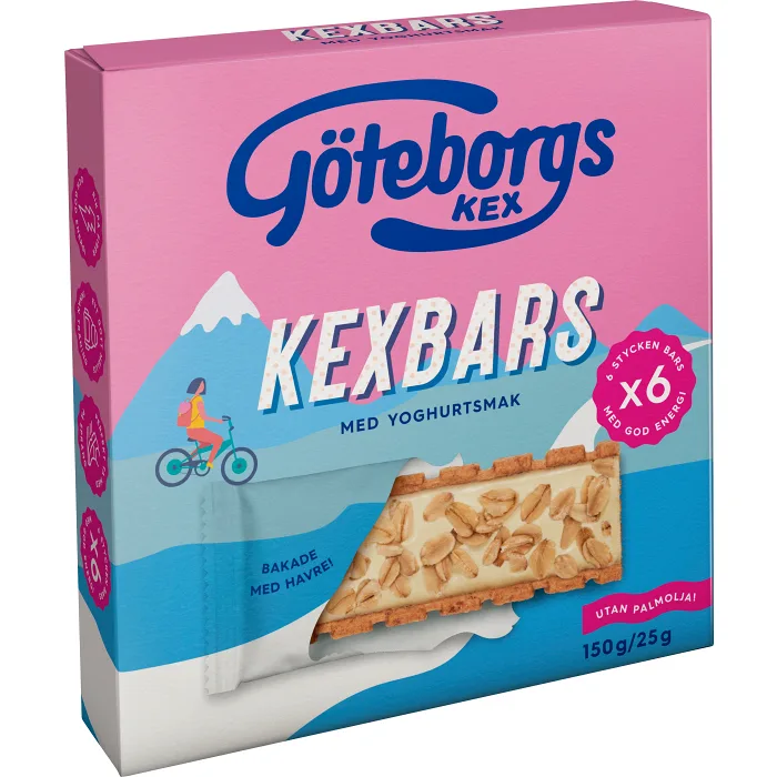 Kexbar Yoghurt 150g Göteborgs
