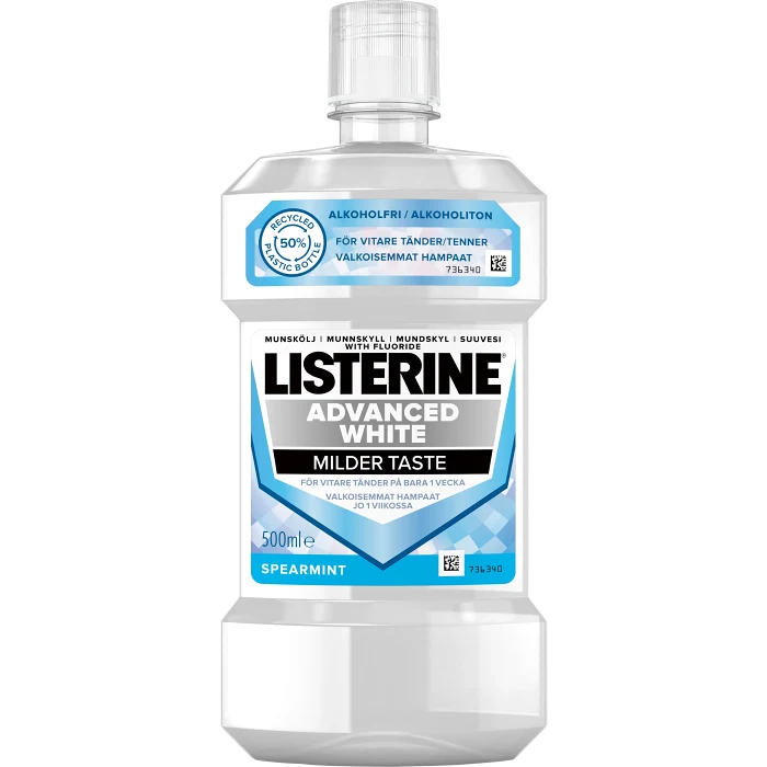Munskölj Advanced Whitening 500ml Listerine