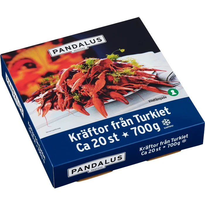 Kräftor Fryst 20-p 700g Pandalus
