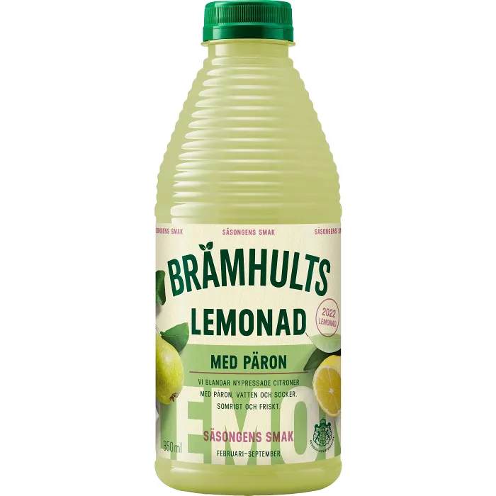 Lemonad Päron 850ml Brämhults