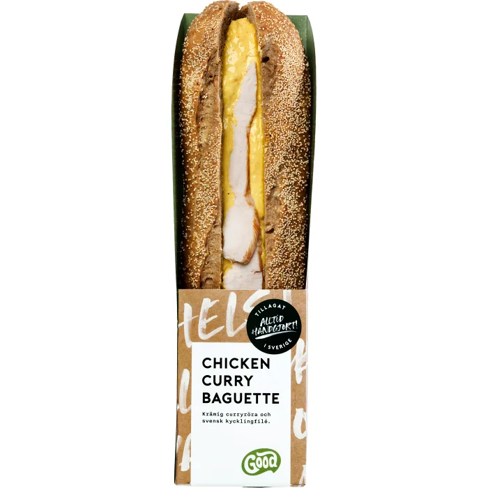 Baguette Kyckling Curry 245g GOOD