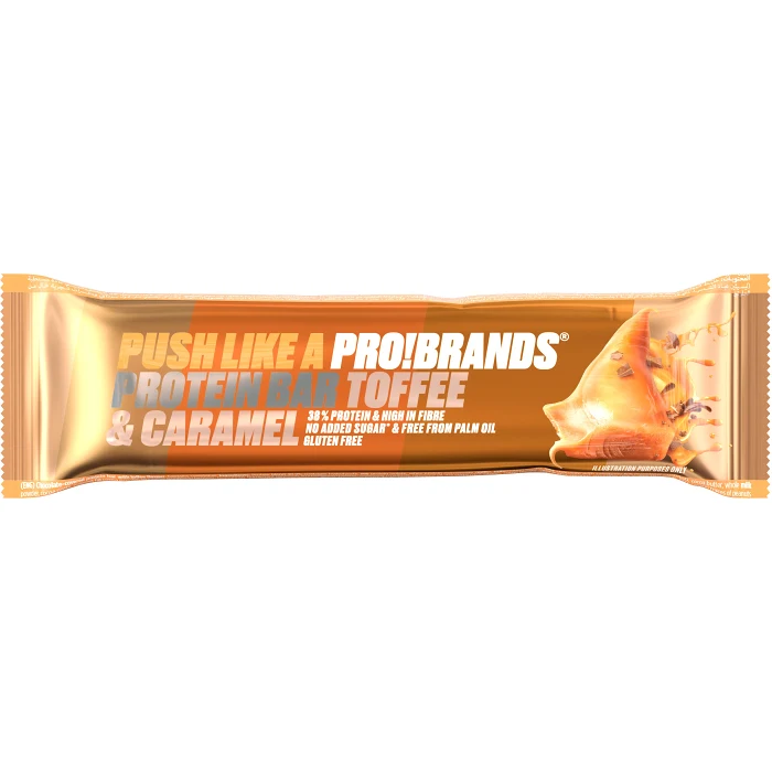 Proteinbar Toffee & Caramel Glutenfri 45g ProteinPro