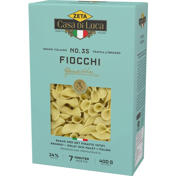 Pasta Fiocchi 400g Zeta