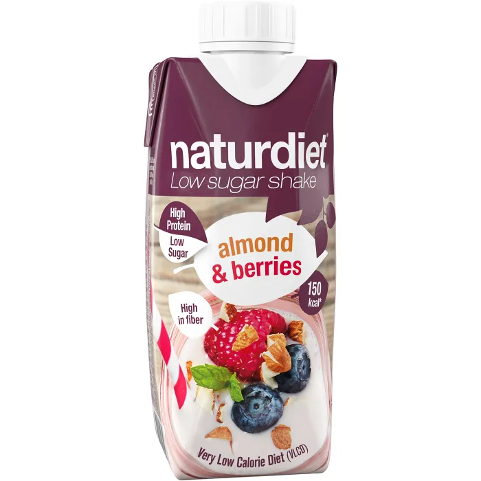 Viktkontroll  Shake Almond & berries 330ml Naturdiet