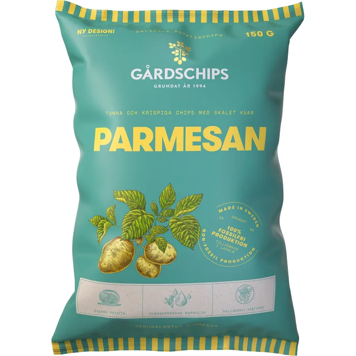 Potatischips Parmesan 150g Gårdschips