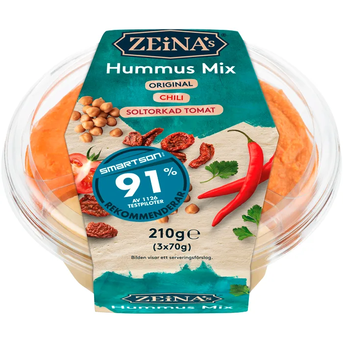 Hummus Mix tre smaker 210g Zeinas